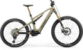 MERIDA eONE-SIXTY LIMITED E-Mountainbike Fully - Größe XS - Shimano EP801 - 600 Wattstunden - Carbonrahmen - oak bark golden black