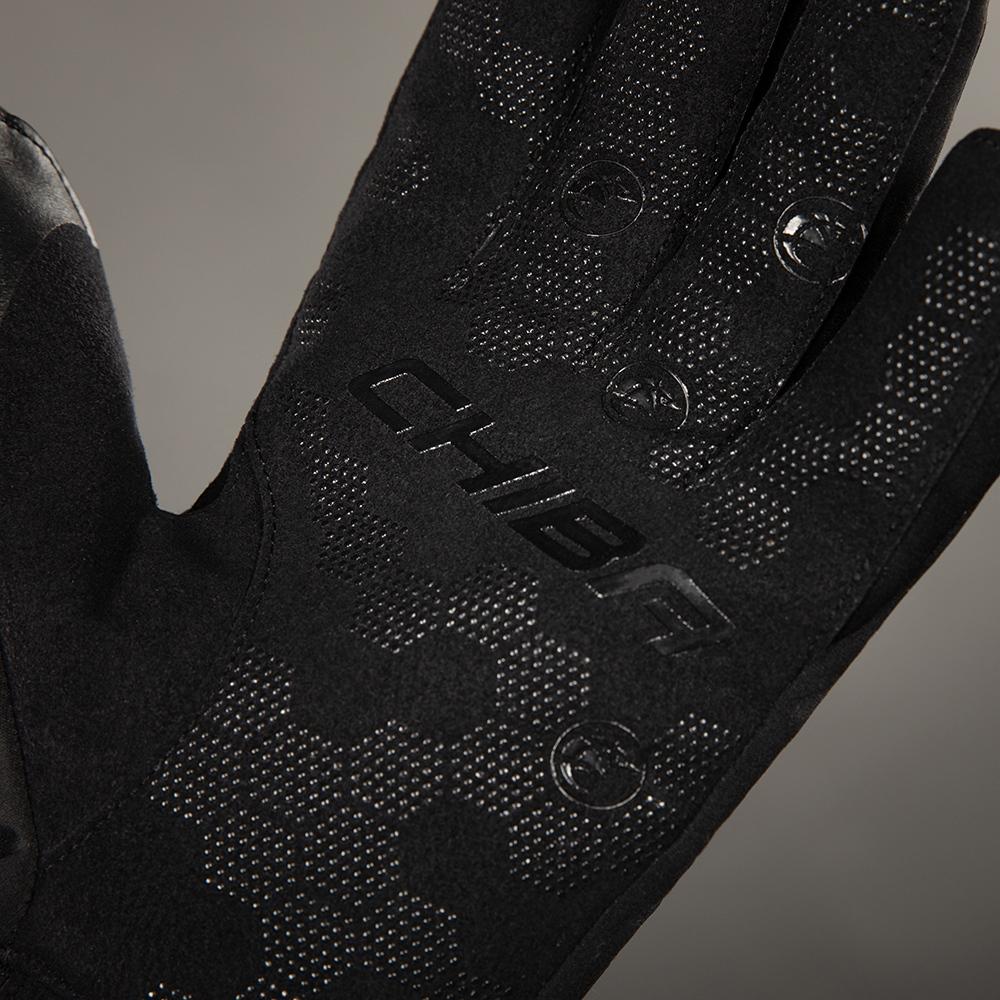 Chiba Classic Winter Vollfingerhandschuh Schwarz Gr. XL - unisex, winddicht, Thinsulate-Futter, Klettverschluss & Touchfunktion