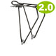 racktime Lightit 2.0 Gepäckträger 28 schwarz â Leichter Aluminium-Fahrradgepäckträger - Snapit 2.0 kompatibel max. 25 kg Traglast für 28 Räder ca. 610 g