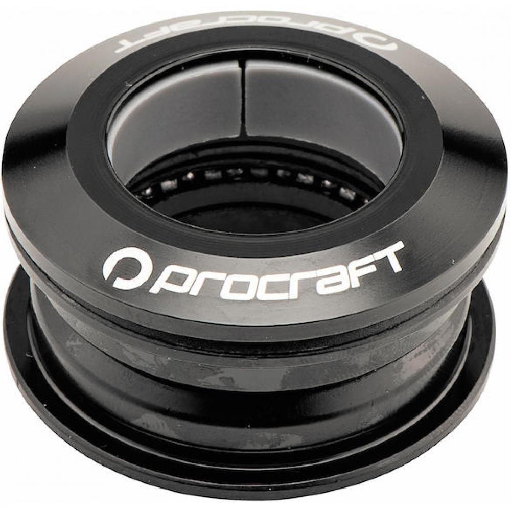 Procraft Steuersatz Comp 4450 semi-integriert 1 1/8 Zoll Schwarz - präzises Lenkverhalten