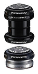 TOKEN Steuersatz hEGGset AHead 2in1 1 1/8" schwarz (34/41mm)