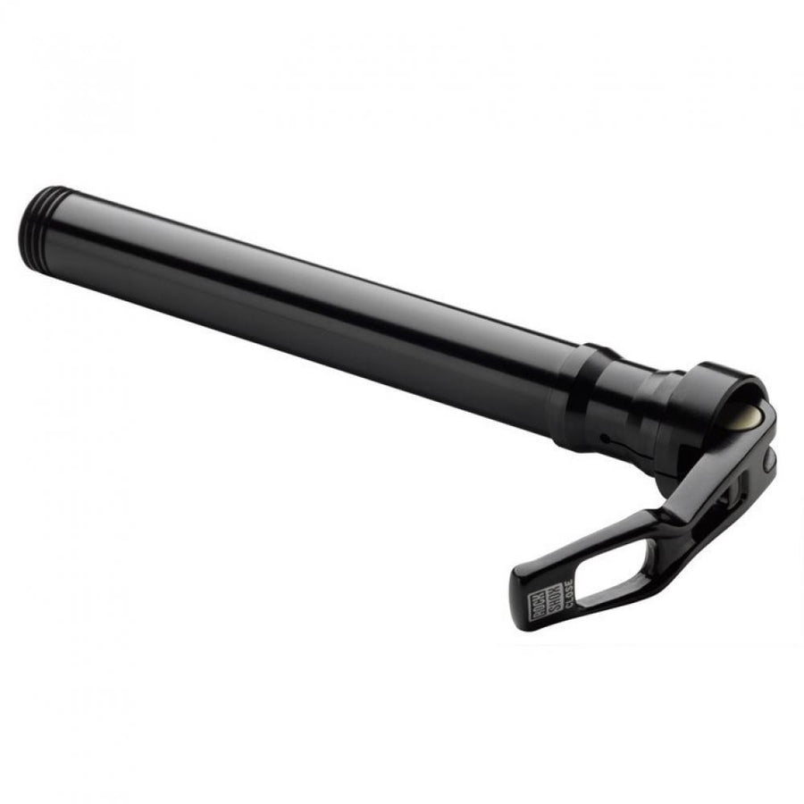 Schwarze RockShox Maxle Lite Steckachse 15x110 mm. Leichte, steife Verbindung für Fahrradgabeln.
