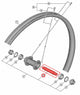 Shimano XTR / DEORE XT Nabenachse für HB-M9210-B und HB-M8210-B