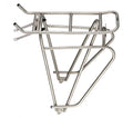 Tubus Cosmo Edelstahl-Gepäckträger silber für 26-28 Zoll Fahrräder, 40 kg Zuladung.