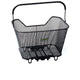 Racktime Baskit groß schwarz 43x29x31 cm - Fahrradkorb mit Snapit Adapter Gepäckträger