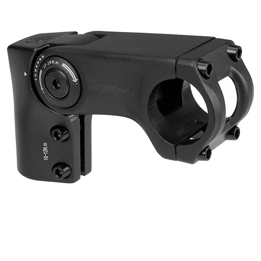 Humpert/Ergotec Vorbaulenkerkappe Ergotec Vorbau Sepia Ahead 50 winkelverstellbar 0-60° - Aluminium 6061 28 6 - 31 8 mm 110 mm Safety-Level 5 XL