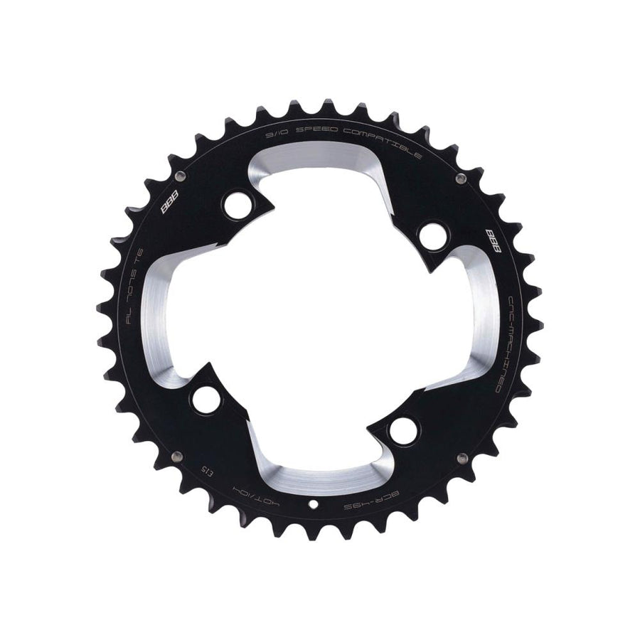 BBB Cycling BBB Kettenblatt MTBGear comp. 3x10 40T/104 mm anthrazit - präziser MTB-Antrieb