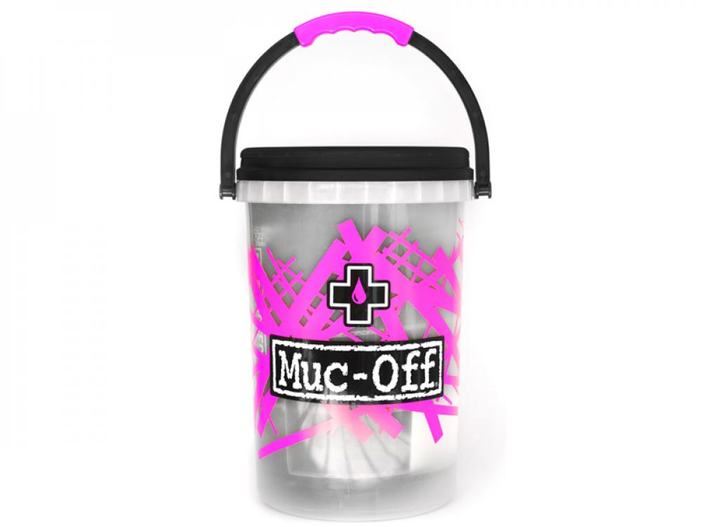 Muc-Off Bucket Kit Fahrrad-Reinigungsset mit Filth Filter - Professionelle Pflege im robusten Eimer