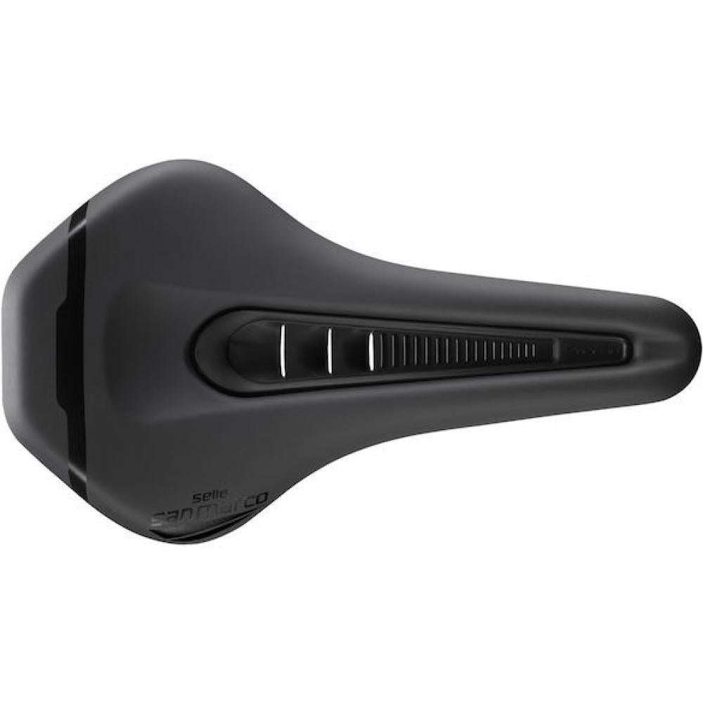Selle San Marco Sattel Ground Shield Sport 140 x 255 mm Schwarz - MTB-Sattel mit Schutz-Einsatz