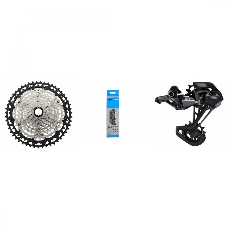 Shimano Antriebsset Kassette DEORE XT CS-M8100 schwarz - 12-fach Performance mit Hyperglide+