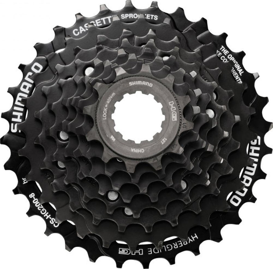 Shimano CS-HG200 8-fach Kassette 12-32 Zähne schwarz - Zuverlässige Schaltperformance