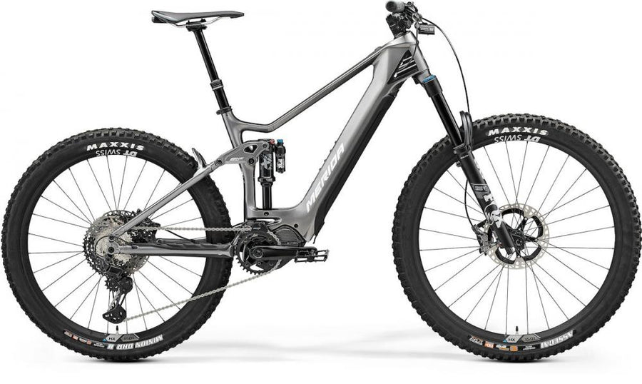 Merida eONE-SIXTY 9000 EP2 S (42) Gunmetal-Grau/Titan - High-End E-MTB für anspruchsvolle Trails
