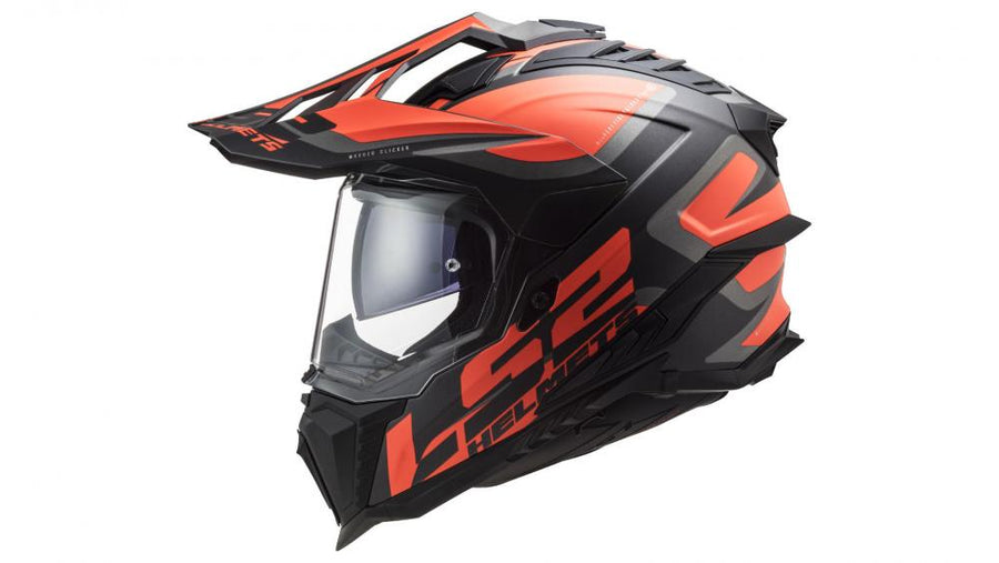 LS2 Endurohelm MX701 Explorer Alter in Größe XXL innenliegendes Sonnenvisier 63-64 cm