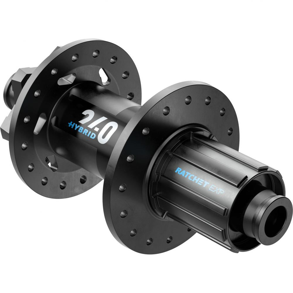 DT Swiss Nabe MTB Hybrid HR 240 EXP 32 Loch Schwarz - robuste eMTB Hinterradnabe