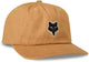 FOX Alfresco Adjustable Cap One Size - Medium Brown, Baumwolle
