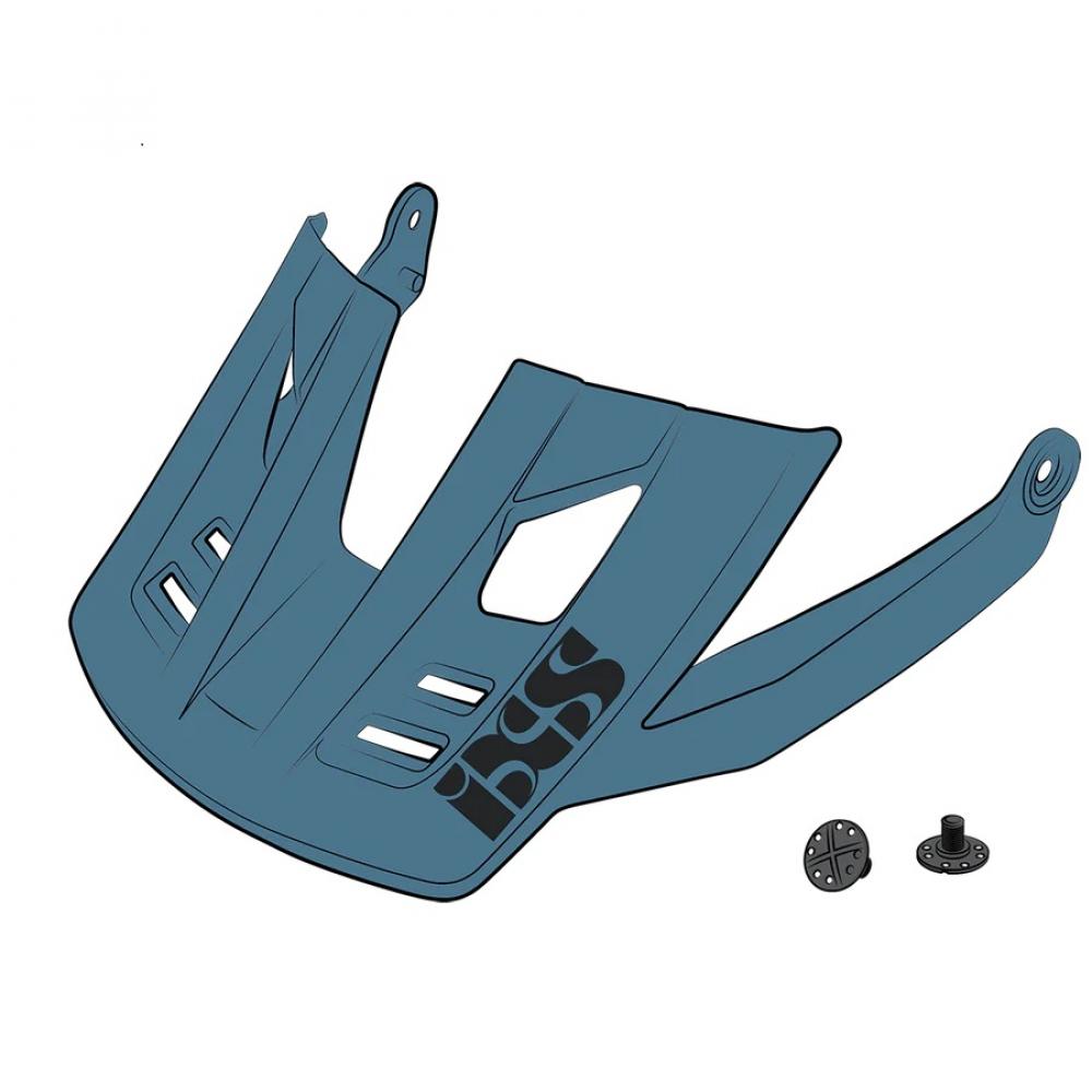 IXS Sports Division iXS Visor + Pins Trigger FF M/L Ocean - Ersatzvisier für optimalen Schutz