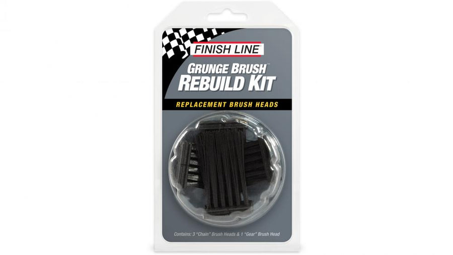 Finish Line Ersatzbürsten-Kit Grunge Brush, 1 kurzer + 2 mittlere + 1 großer Bürstenkopf  Ketten- & Komponentenreinigung