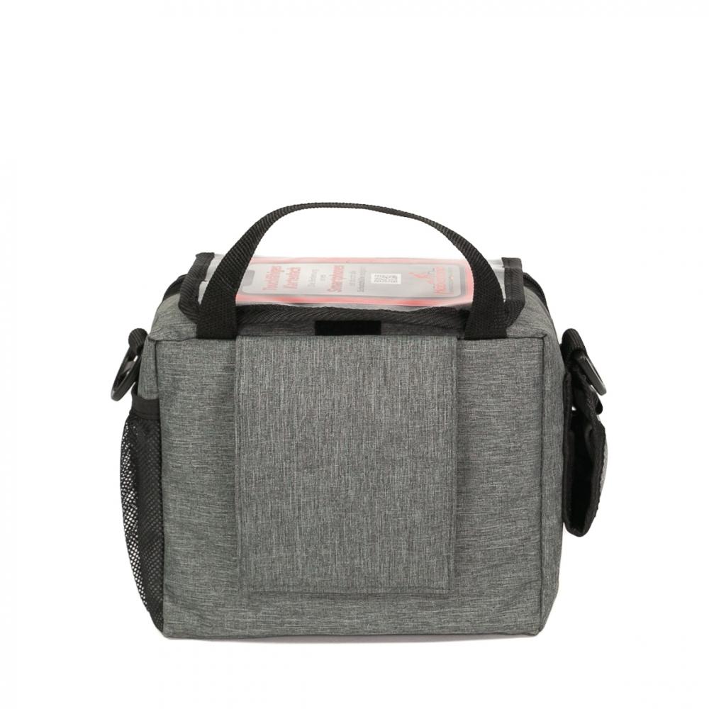 Haberland Lenkertasche 6l Bottle grau - robuste E-Bike-Lenkerbag mit KLICKfix