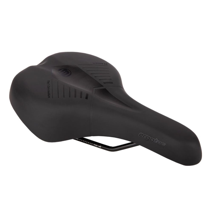 Ergotec Active M medium Fahrradsattel, schwarz, 279x174mm.