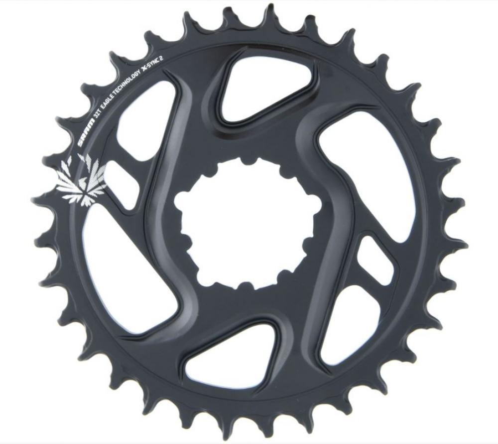 SRAM Kettenblatt X-Sync Eagle CF/Stahl 32T / 6 mm / Aluminium - 6 mm