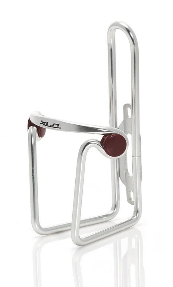 XLC Trinkflaschenhalter Alu BC-A02 silber/matt, Polster rund