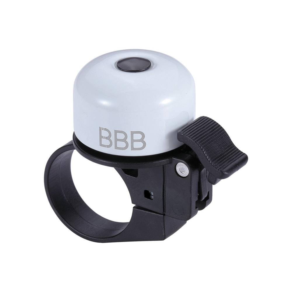BBB Cycling BBB Klingel Loud&Clear 31.8 - 31 weis - laute, klare Fahrradklingel für mehr Sicherheit