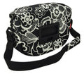 Fahrrad Lenkertasche RIXEN & KAUL Reisenthel Funbag in fleur schwarz mit KLICKfix Adapter.