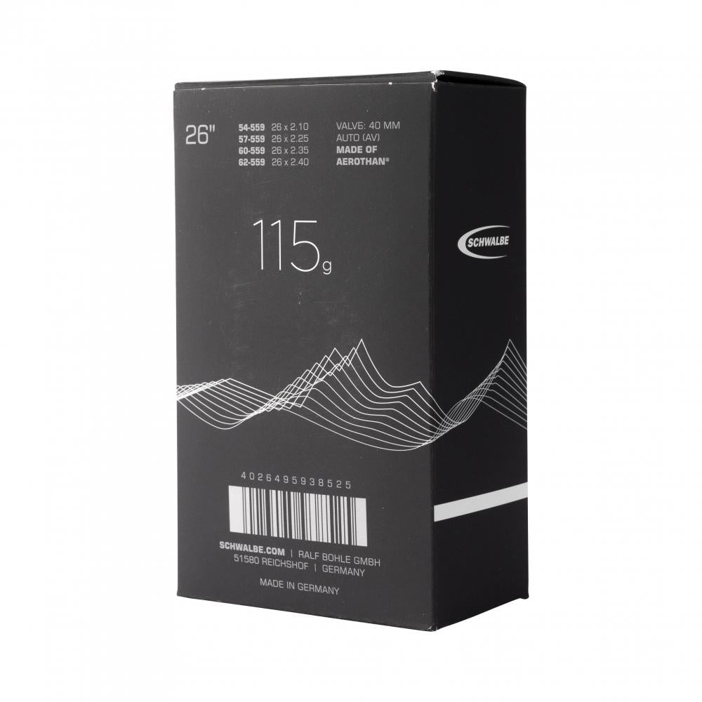 Schwalbe Aerothan AV13-AE+ Schlauch 54-62/559 - 81 g, pannensicher, TPU