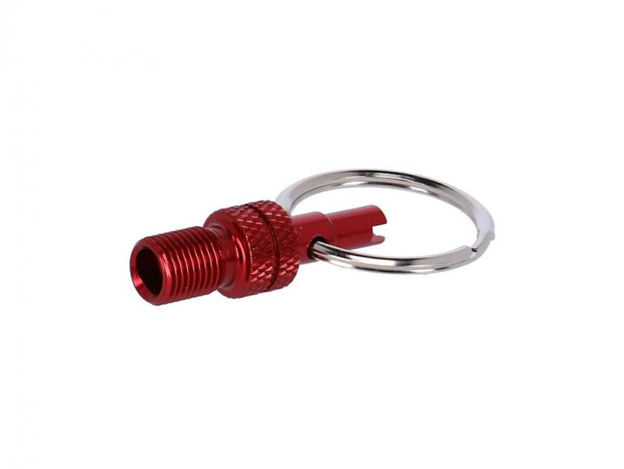 by,schulz Ventiladapter Mini Tool SV/DV auf AV rot - kompakter Adapter für alle AV-Pumpen