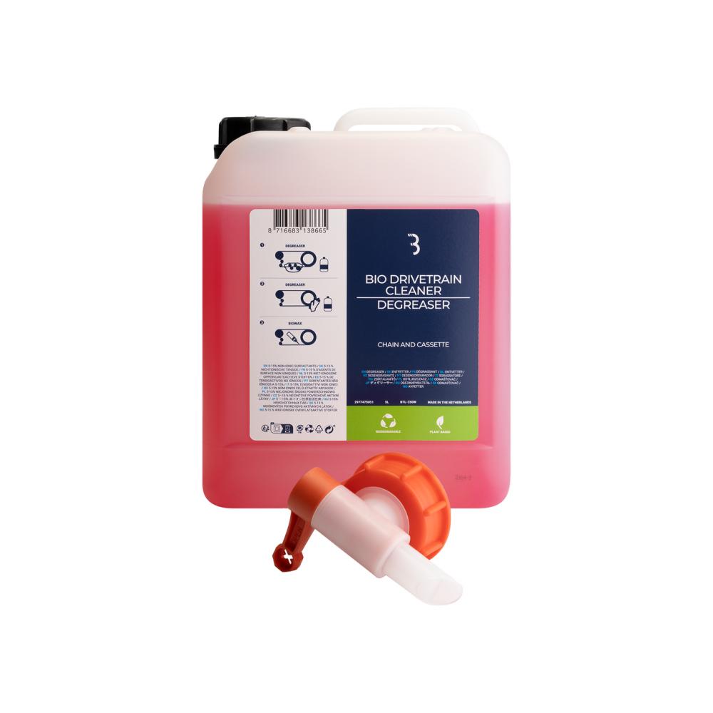 BBB Cycling BBB degreaser BioDrivetrain cleaner 5L rot - biologischer Antriebsreiniger für gründliche Pflege