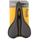 Velo Plush Deep Channel Herren-Fahrradsattel, schwarz/grau, 162x269 mm, 471 g, Arc-Tech-Federung, D2-Konstruktion, O-Zone Full Cut, Luftstromkühlung