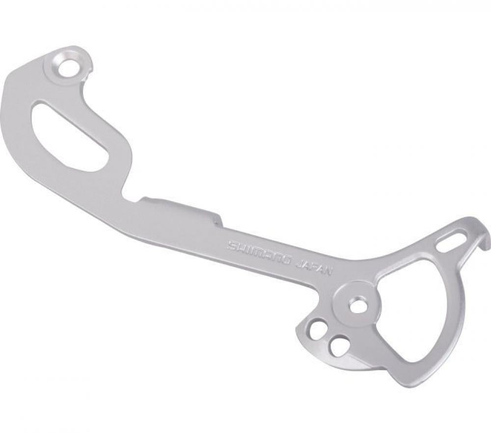 Shimano Kettenleitblech RD-M772 SGS-Type, silbernes Ersatzteil für Schaltwerk.