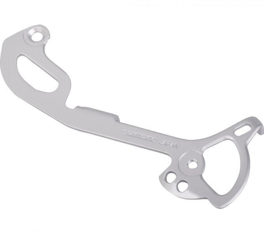 Shimano Kettenleitblech RD-M772 SGS-Type, silbernes Ersatzteil für Schaltwerk.