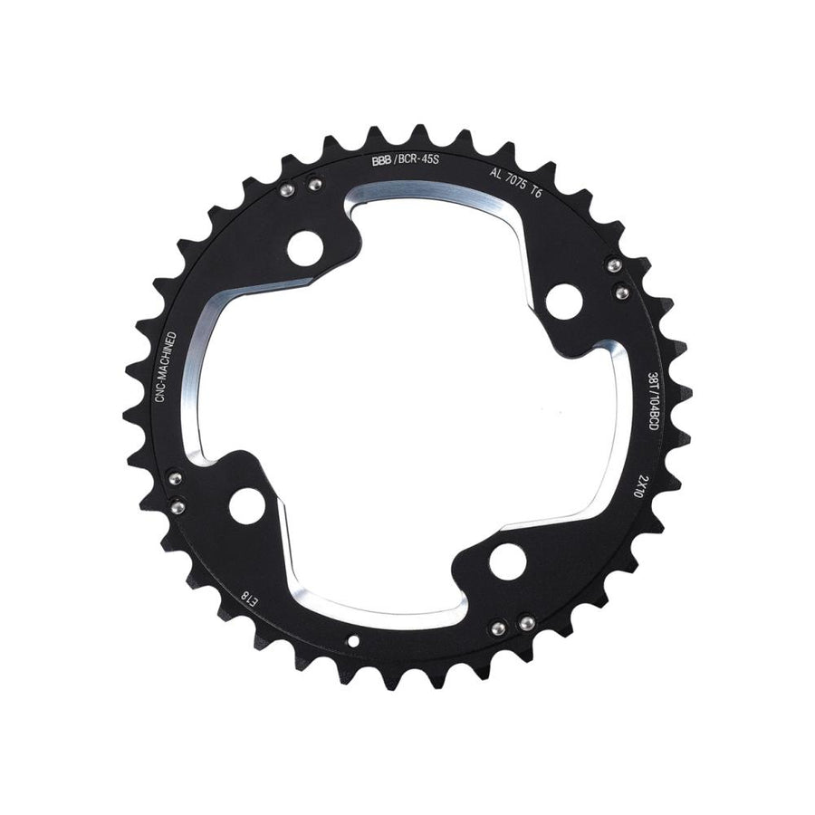 BBB Cycling BBB Kettenblat MTBGear comp. 2x10 42T/104mm anthrazit - präziser Antrieb für MTB