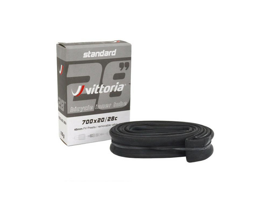 Vittoria Schlauch Standard 700x20/28c SV Presta 80mm - zuverlässiger Rennradschlauch