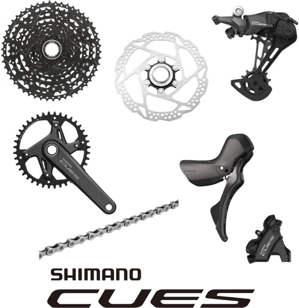 SHIMANO Gruppe CUES (FC-U6040-1) 10/11-fach, Größe 10 - moderne Dropbar-Schaltgruppe