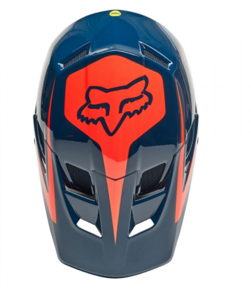 FOX Helm RAMPAGE COMP REPEAT CE CPSC Full Face Schutz Helm dark indigo XL