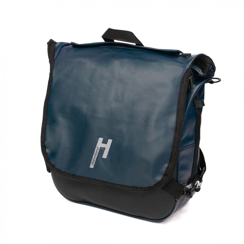 Haberland Bike-Rucksack Sporty blau/reflex - vielseitiger Fahrradrucksack mit Regenschutz