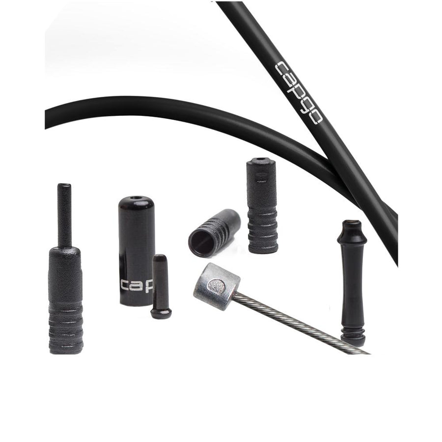 capgo BL Schaltset 1x Shimano/SRAM Road/MTB schwarz - beste Schaltperformance mit minimaler Reibung