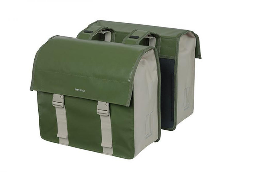 Basil Doppeltasche Urban Load green 46x40x17 cm 48l - Doppelpacktasche