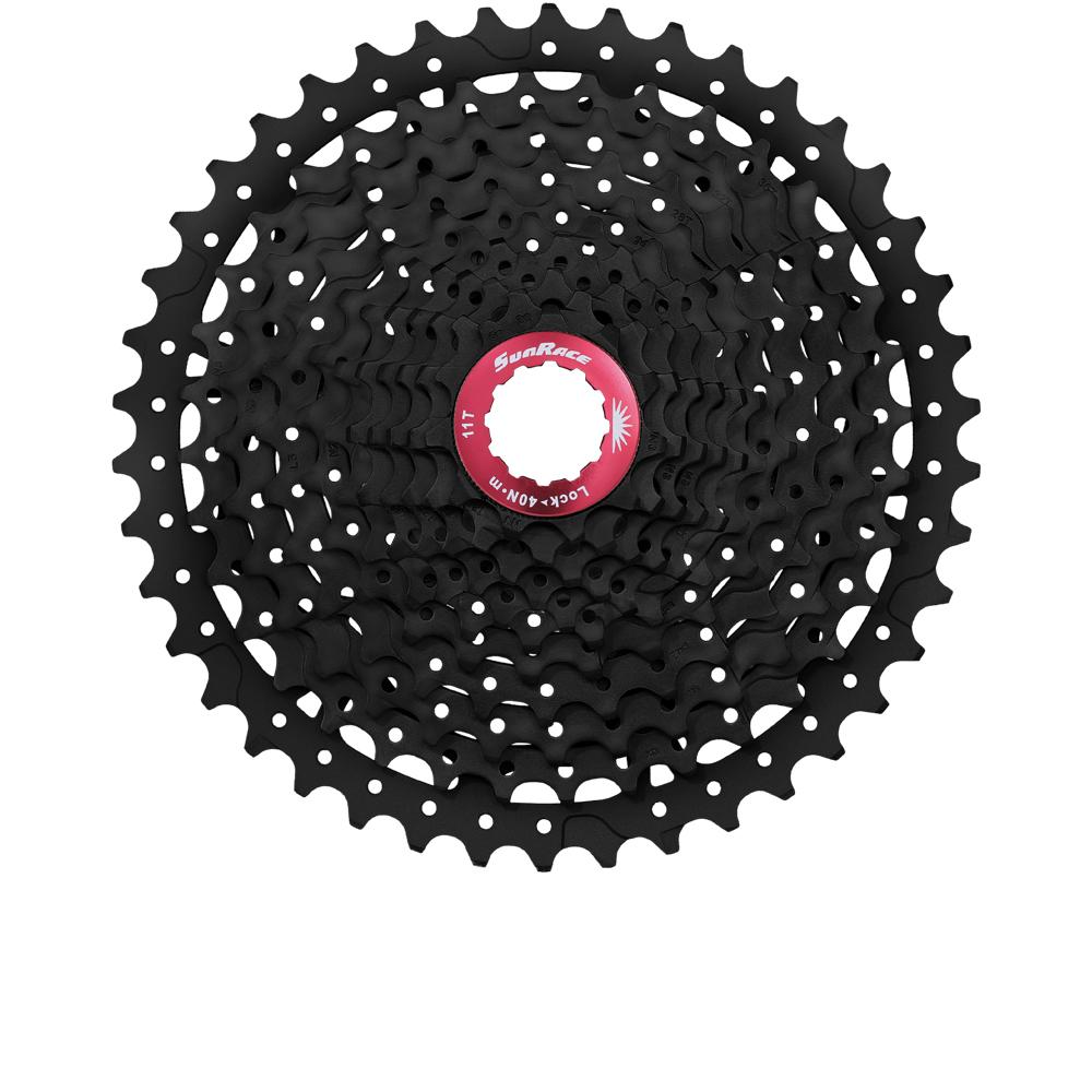 SunRace CSRX8 Kassette 11-fach 11-42T schwarz für Gravel und Mountainbike.