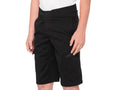 100% Ridecamp Youth Short 24" black - vielseitige MTB-Short für junge Rider