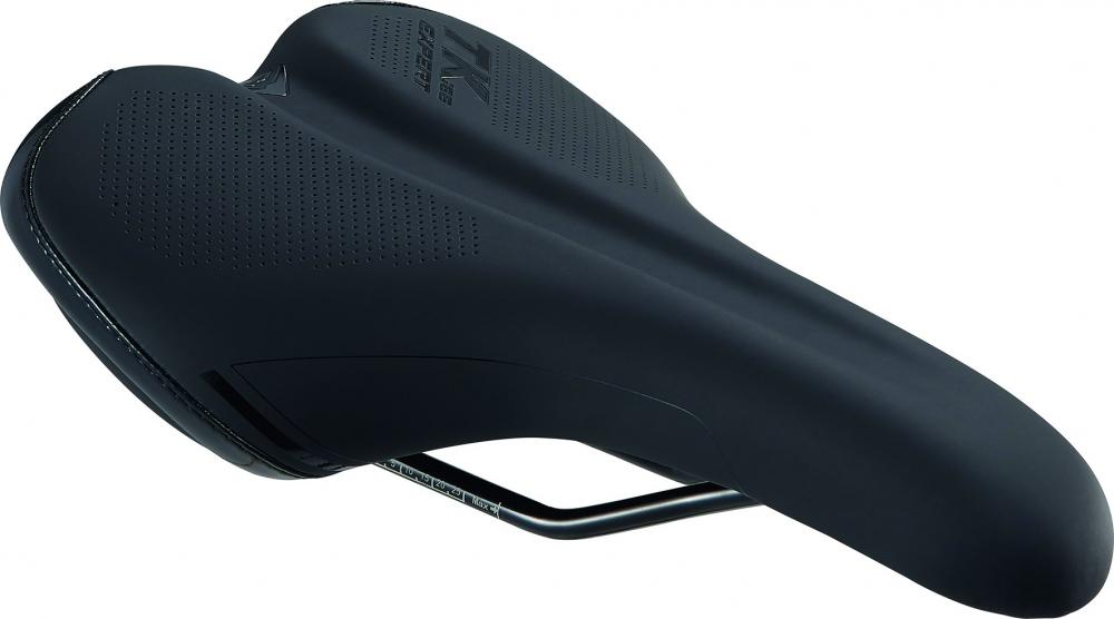 Merida Sattel EXPERT TK 276×166 mm Schwarz - Unisex Trekking-Sattel mit V-Mount