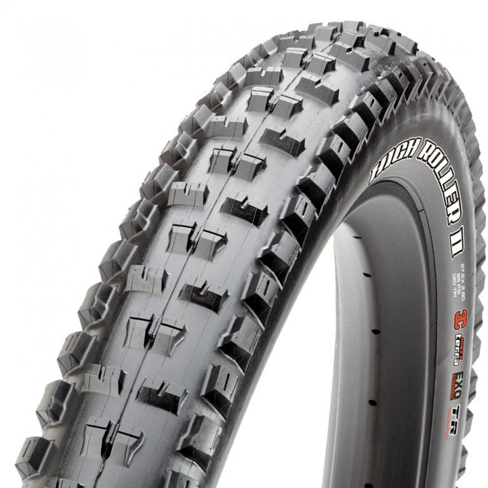 Maxxis Faltreifen Maxxis HighRoller II+ 27.5x2.80 Zoll 71-584 schw. TLR 3C MaxxTerra