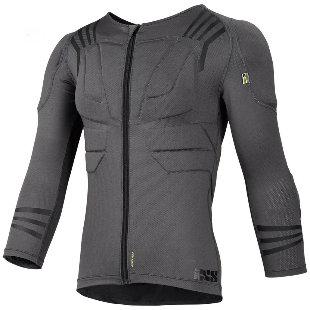 IXS Sports Division iXS Trigger upper body protective XS/S grey - leichter Oberkörperprotektor mit Xmatter