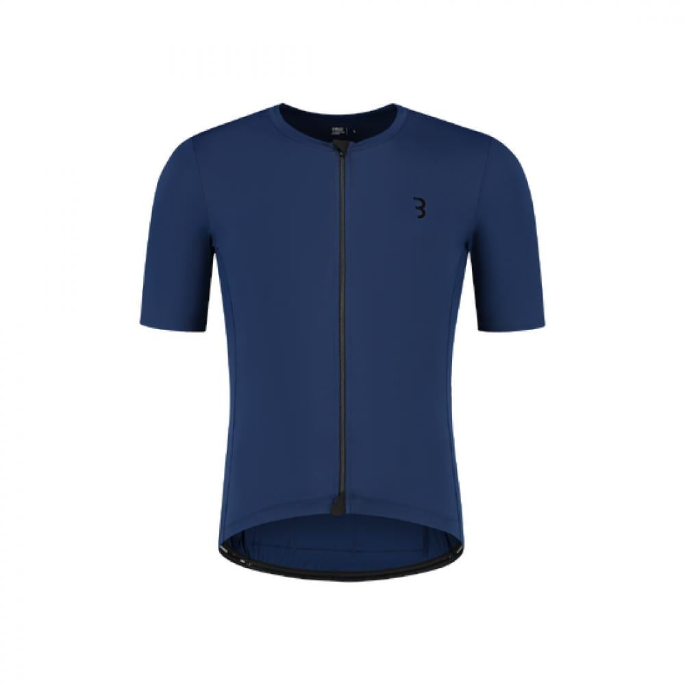 BBB Cycling Trikot Essence (male) L dunkel blau - atmungsaktives Rennrad-Trikot