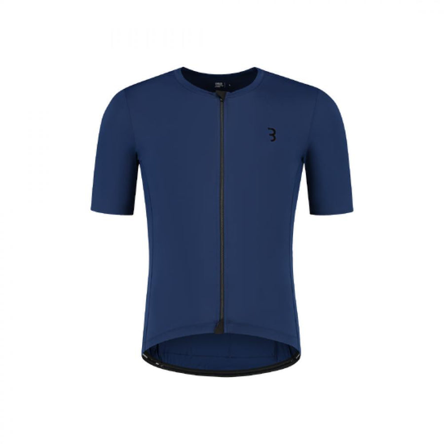 BBB Cycling Trikot Essence (male) L dunkel blau - atmungsaktives Rennrad-Trikot