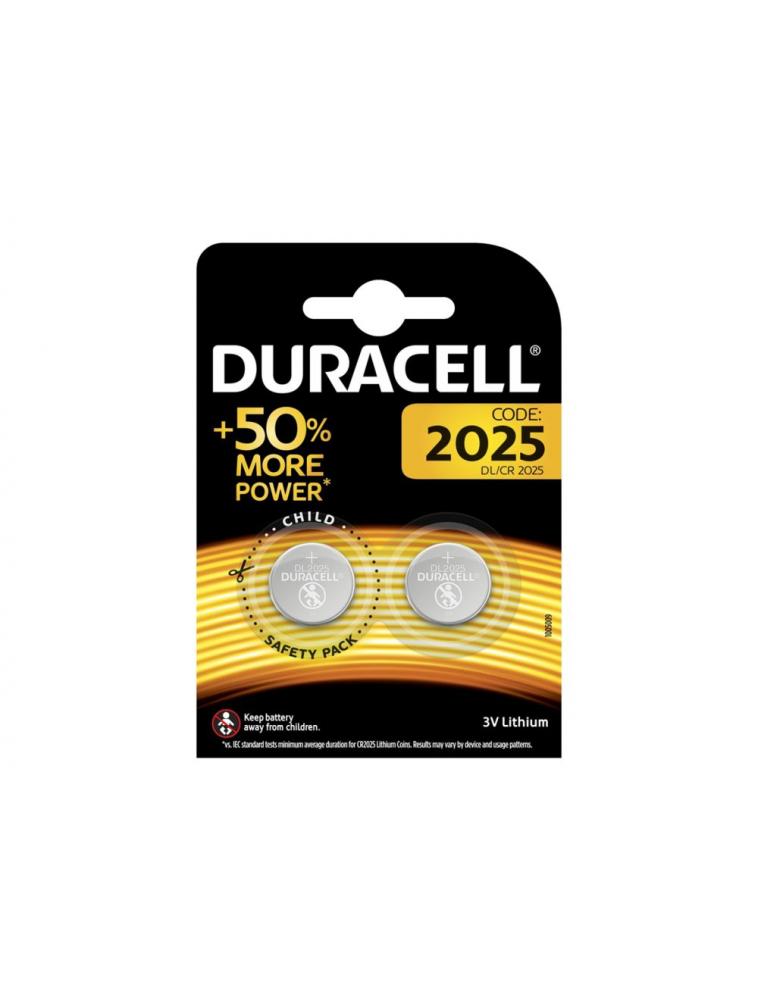Duracell, Batterien, CR2025, Lithium, Long Lasting, 2 Stk. auf Blister