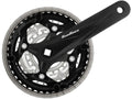 SunRace FCM600 Kurbelsatz schwarz 42-32-22Z für 3x7/8-fach Fahrräder mit 170mm Vierkant-Kurbelarm.