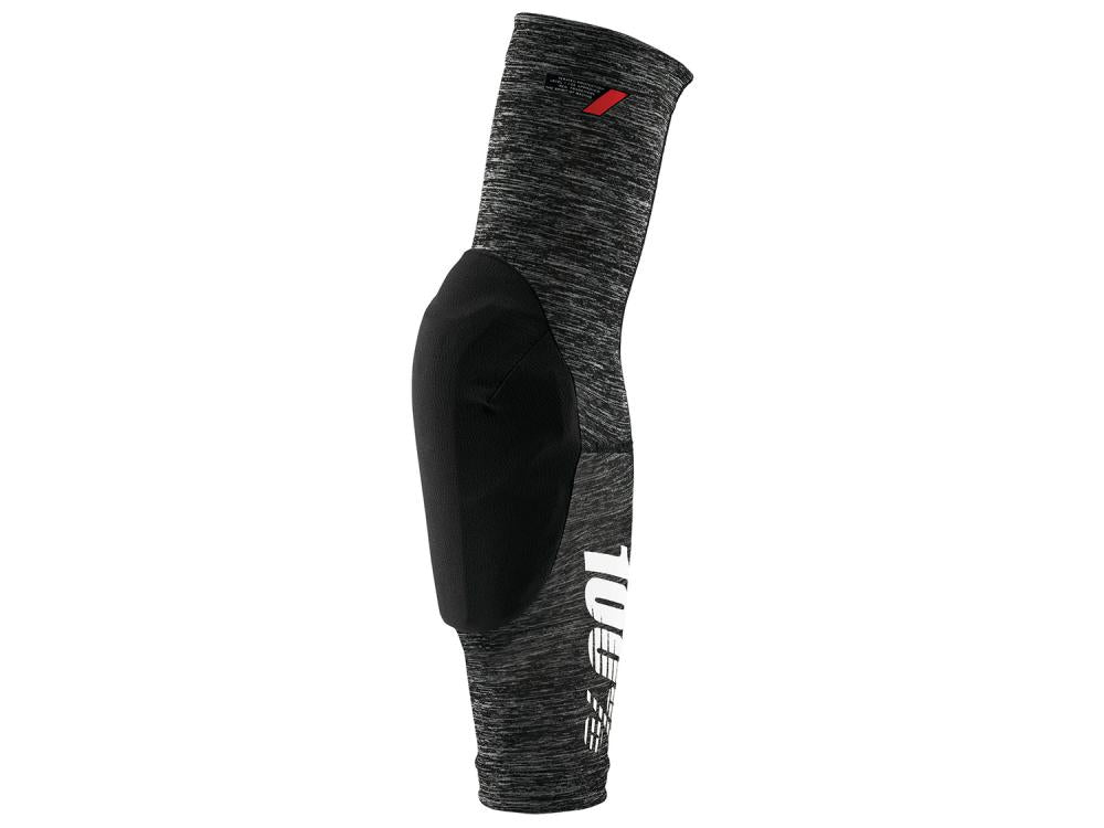 100% Teratec elbow guards XL Grey Heather / Black - leichter Ellbogenschutz für Trail und Enduro